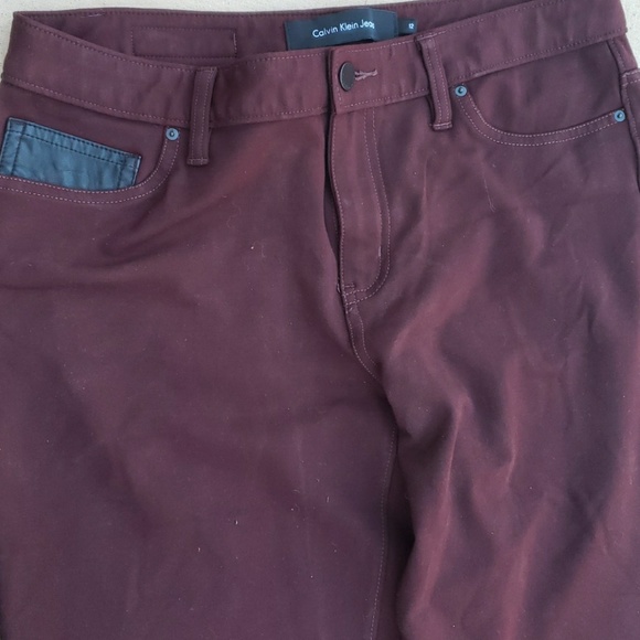 Burgundy Calvin Klein Jeans - Picture 4 of 6